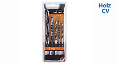 ALPEN SERIE PUNTE LEGNO ALPEN MM.4-10 (PZ.5)