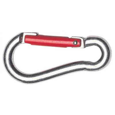 MOSCHETTONE DI SICUREZZA ALLUMINIO MM.60