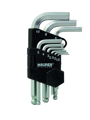 MAURER PLUS CHIAVI M.ESAG.M.PLUS P/SFER.MM1.5-10 PZ9 @ - 9 pezzi