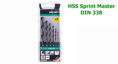 ALPEN ASTUCCIO PVC ALPEN HSS SPRINT MM.2-8 PZ6 - 6 pezzi in astuccio PVC
